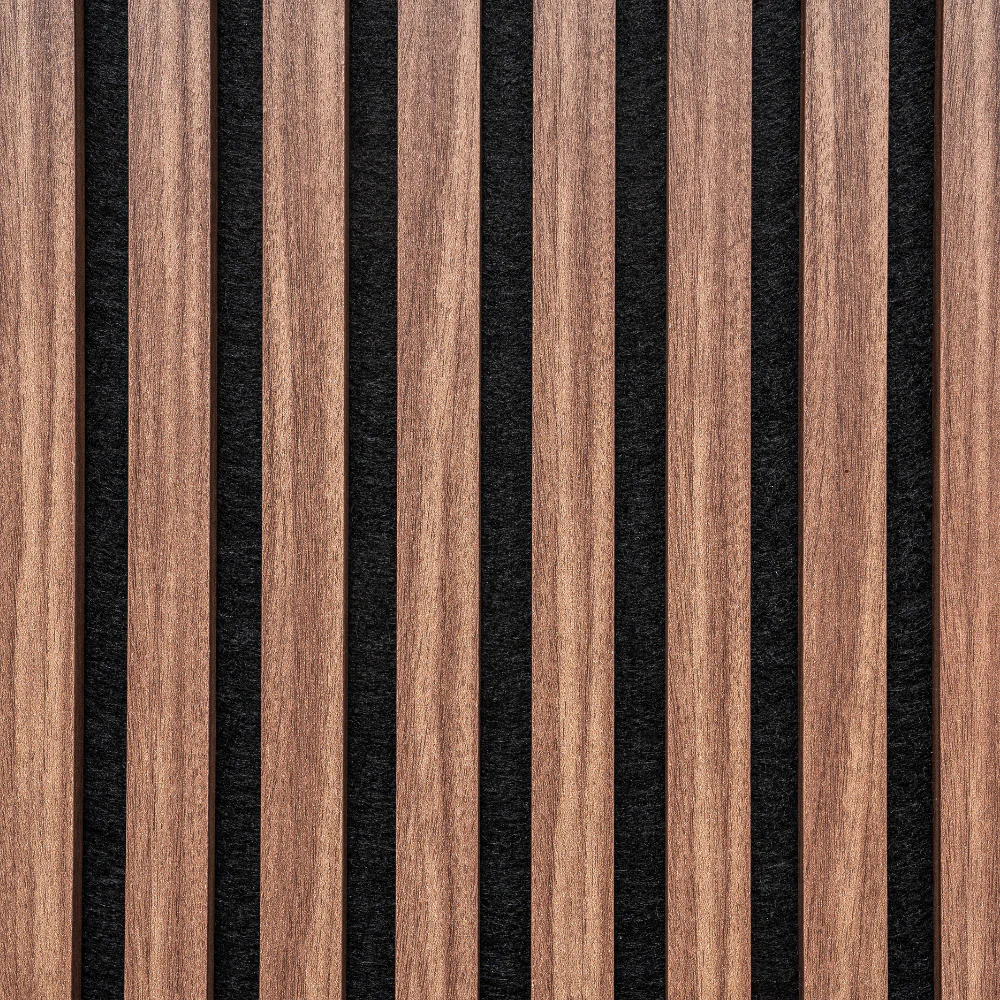 Acoustic Wall Panel Brown Hickory Oak Decorative Sound Reducing Paneling - 3 Panel Deal - Image 3